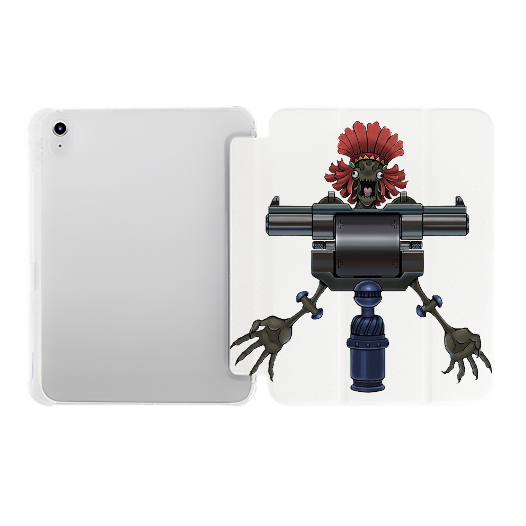 （画像用） 遊☆戯☆王 Yu-Gi-Oh! IPad ケース ペン収納付き 三つ折りスタンド PUレザー×シリコン 対応機種9.5/10.5/10.9インチ